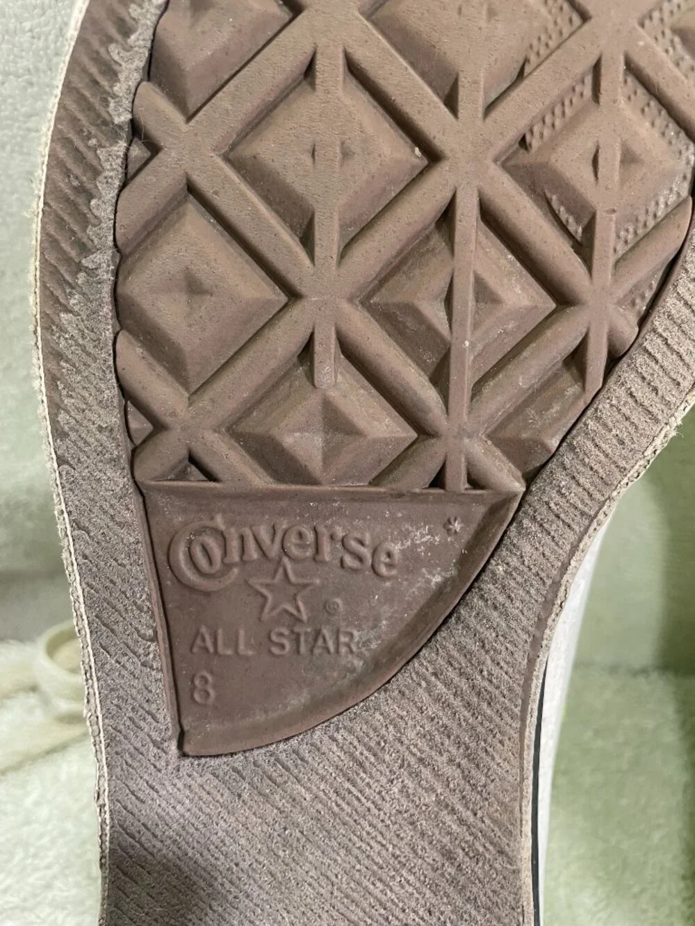 Converse All Star Chuck Taylor High Top Sneakers Shoes Womens Size 10 Green